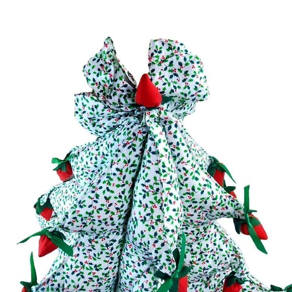 Christmas Tree Quilted Handmade Green Table Decor 14” - Picture 8 of 8